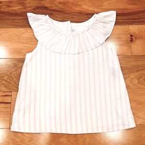 Janie and Jack Pink Striped Top